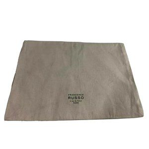 Francesco Russo Dust bag Storage Cover Beige 10" x 13.5"